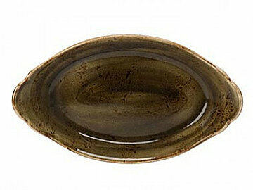 Oval dish 20x11cm, Steelite Craft Brown