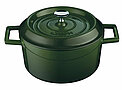 Green Lava casserole with lid, fi 10cm