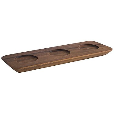 Serving board with 3 notchess, APS